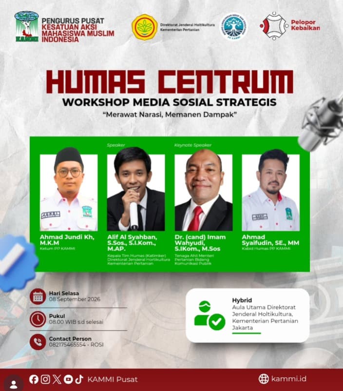 HUMAS CENTRUM: Workshop Media Sosial Strategis